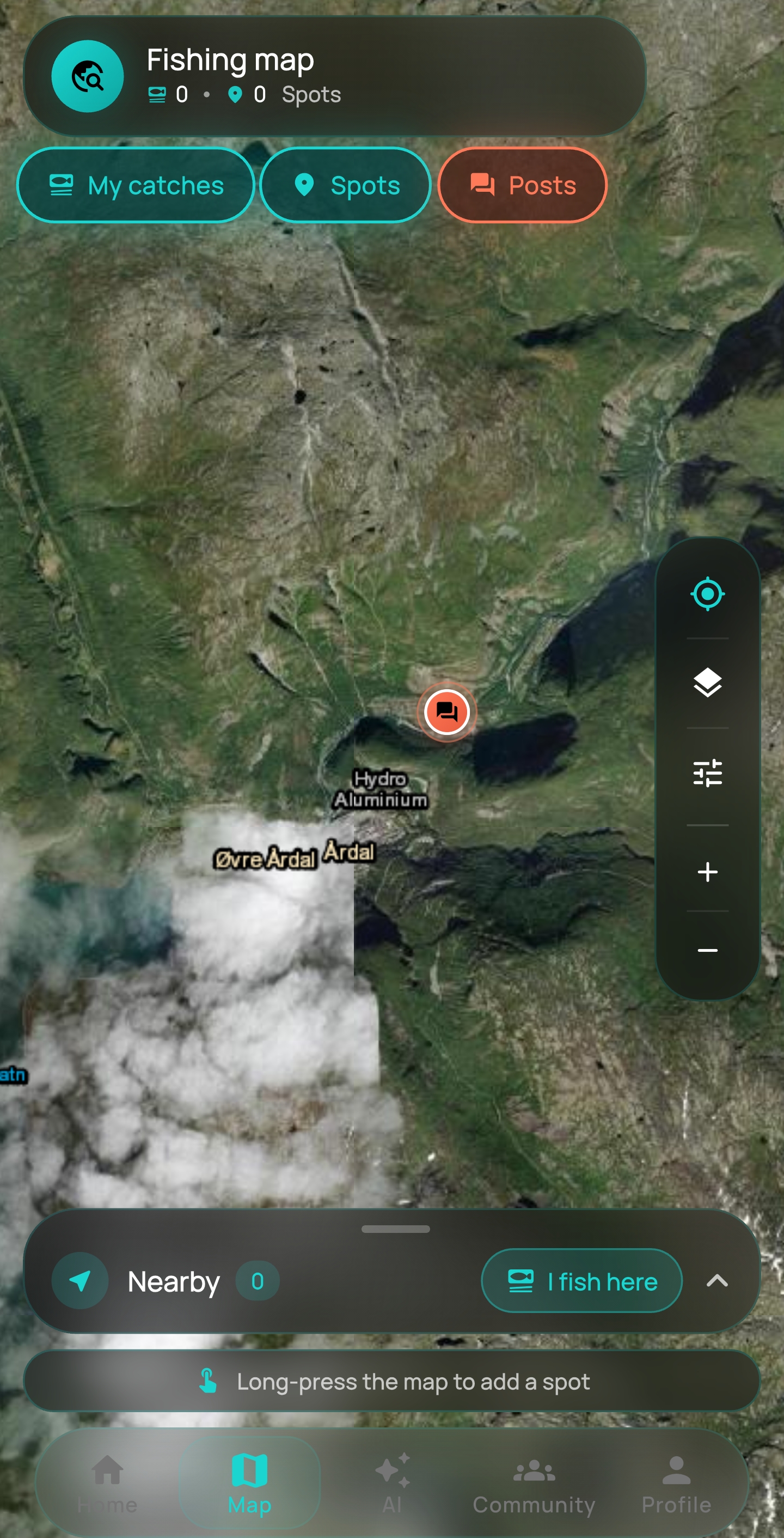 Fishing Pro fishing map